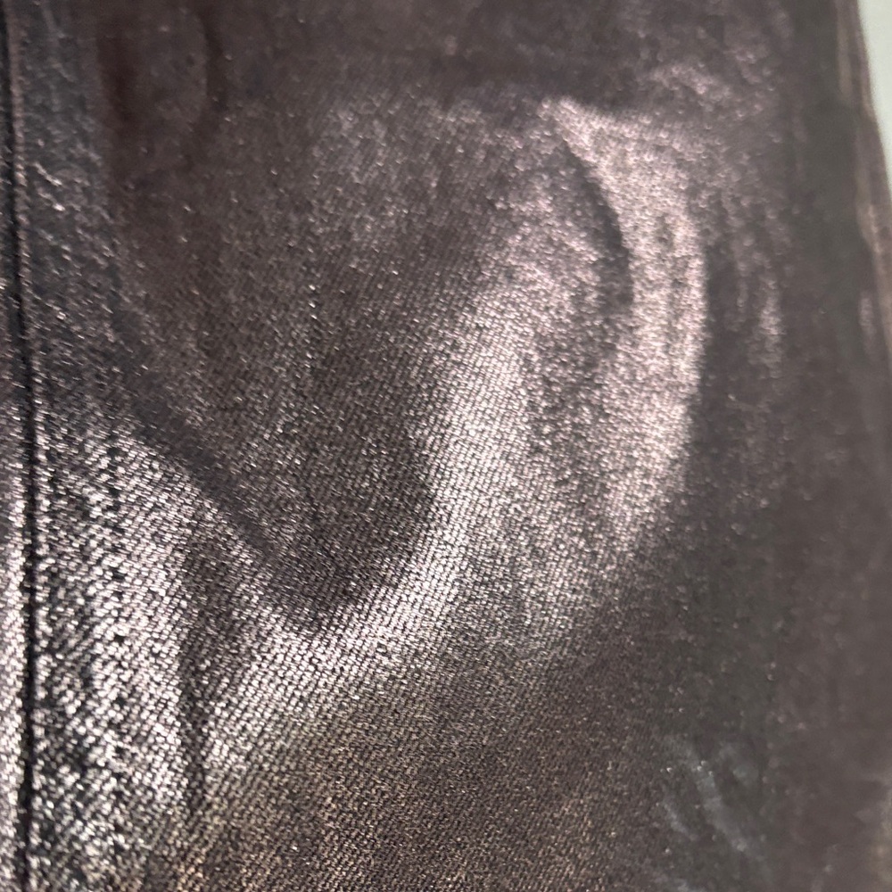 Hudson Jeans Metallic Denim Skirt - Picture 3 of 6